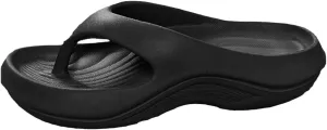 Arch Support Flip Flops for Women Plantar Fasciitis Orthopedic Sandals Pillow Soft Summer Beach Shoes Non-Slip Walking Platform Recovery Flipflops Slides Unisex Comfortable Cloud Slippers