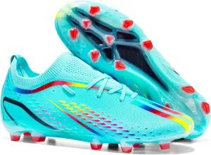 Asifn Men's Football Boys' Five Person Outdoor Indoor Spiked Track and Field Softball and Rugby Shoes