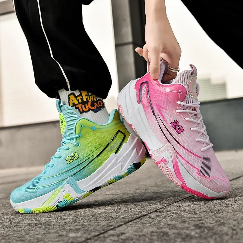 Basketball Shoes for Women and Men, Lightweight Non Slip Outdoor Sports Fashion Sneakers