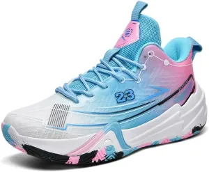 Basketball Shoes for Women and Men, Lightweight Non Slip Outdoor Sports Fashion Sneakers