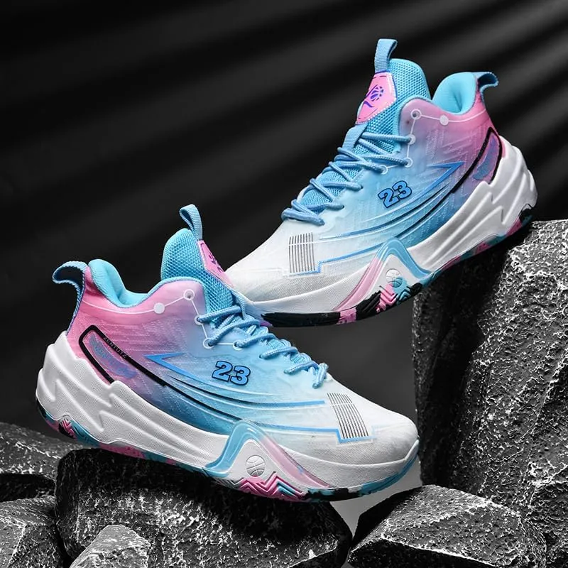 Basketball Shoes for Women and Men, Lightweight Non Slip Outdoor Sports Fashion Sneakers