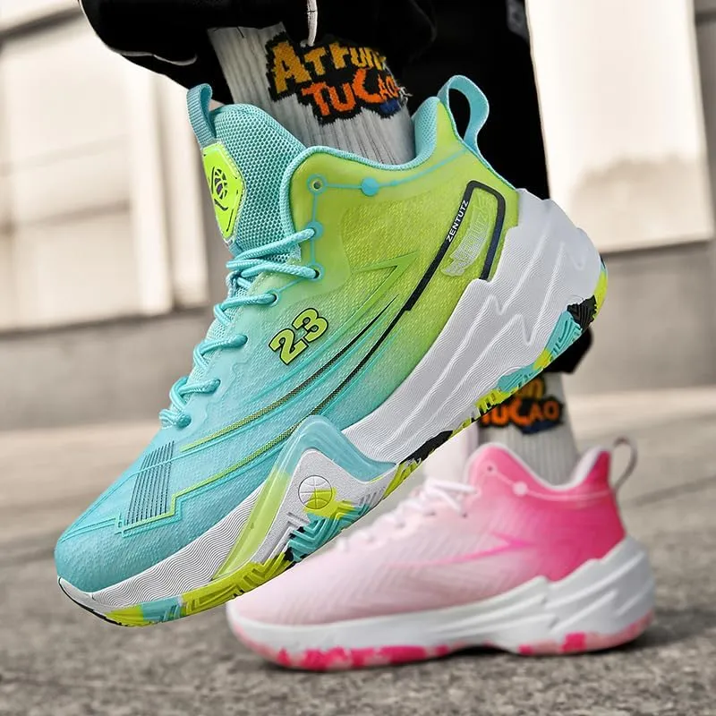 Basketball Shoes for Women and Men, Lightweight Non Slip Outdoor Sports Fashion Sneakers