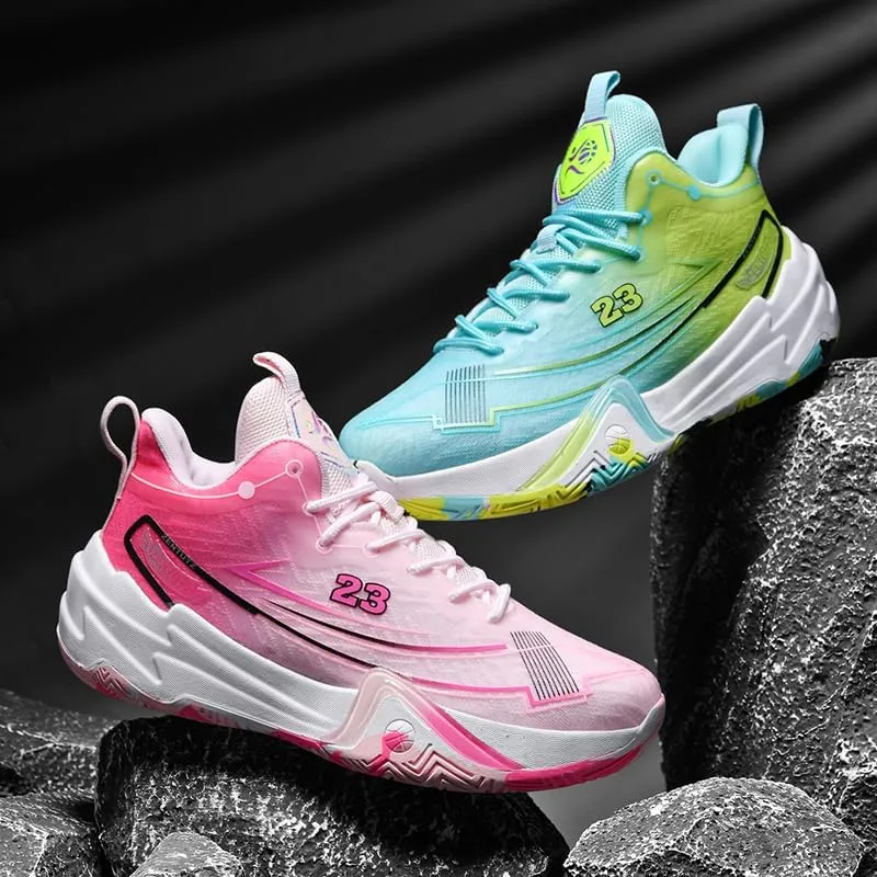 Basketball Shoes for Women and Men, Lightweight Non Slip Outdoor Sports Fashion Sneakers