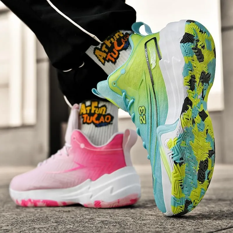 Basketball Shoes for Women and Men, Lightweight Non Slip Outdoor Sports Fashion Sneakers
