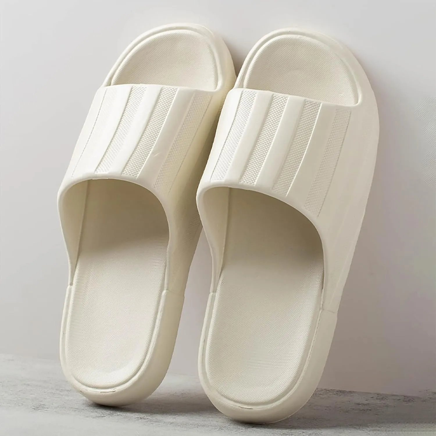 Bathroom Slippers Men Slides for Women Mens Slippers Shower Shoes Women Bathroom Dorms Indoor Outdoor