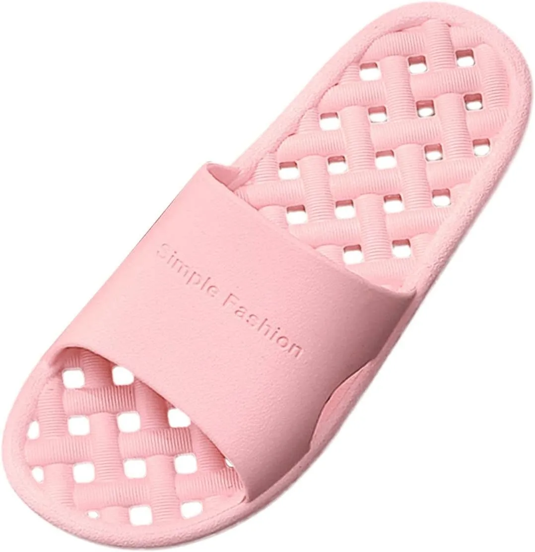 Bathroom Slippers Men Slides for Women Mens Slippers Womens Slides Lightweight Beach Bathroom