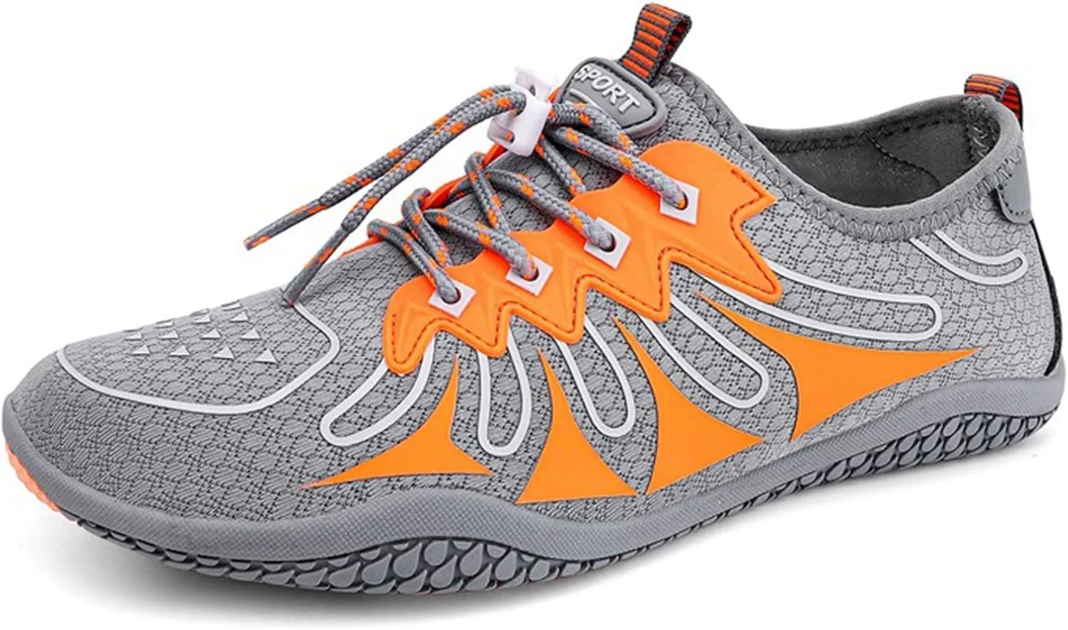 Beach Hiking Water Shoes,Quick-Dry Summer Breathable Barefoot Swim Shoes,Lightweight Slip Resistant Surf Pool Aqua Shoes,Unisex,with Draining Hole,for Cycling/Fitness/Yoga