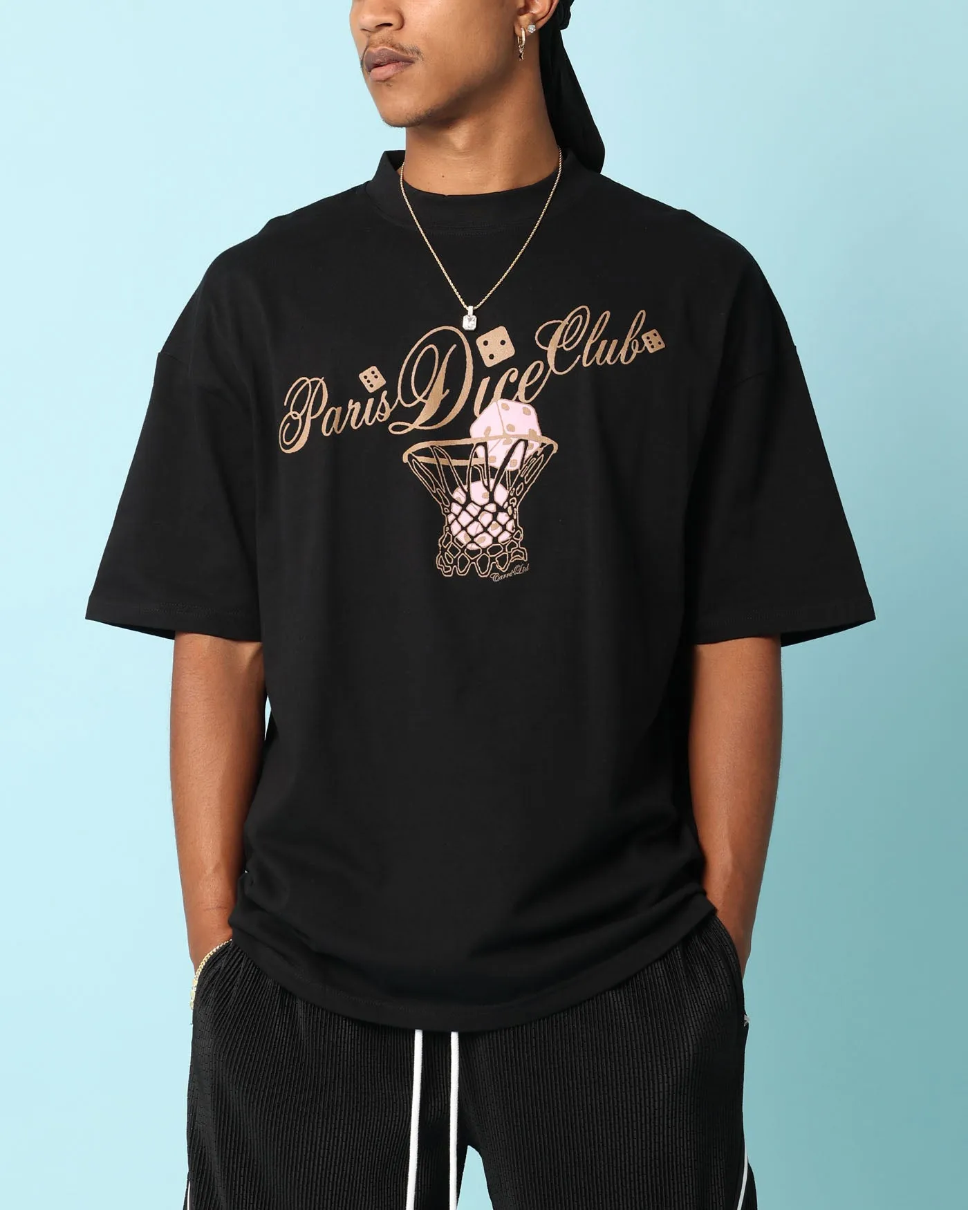 Carré Hooper Oversized T-Shirt Black