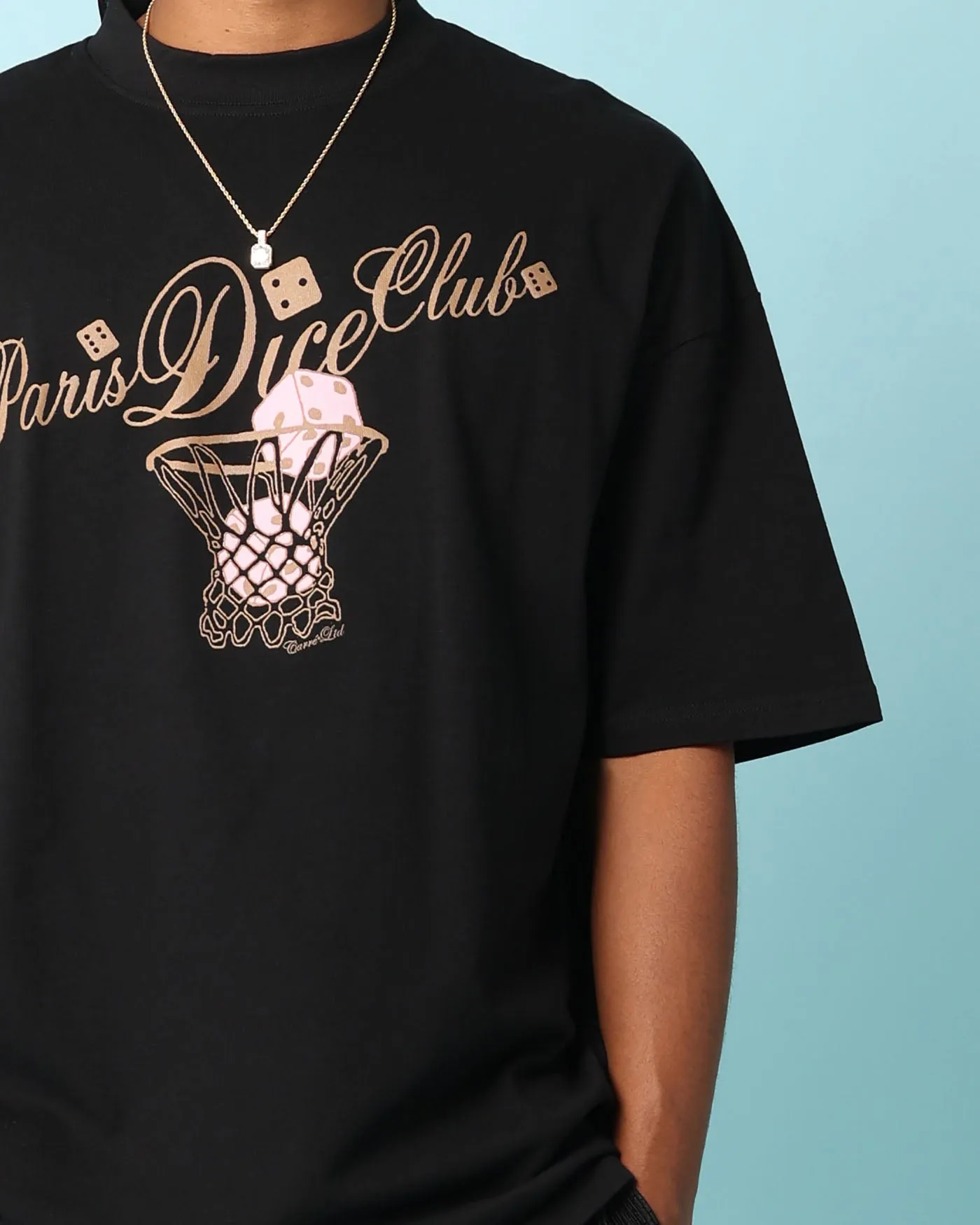 Carré Hooper Oversized T-Shirt Black