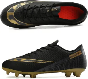 CERYTHRINA Kids Athletic Soccer Shoes Boys Girls Professional Football Shoes Mens Youth Comfortable and Breathable Football Cleats Training Sneakers