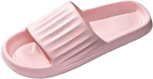 Cloud Slides Women and Men Bath Slippers Mens Shower Shoes Pillow Slippers Drainage Hole Non Slip Comfortable