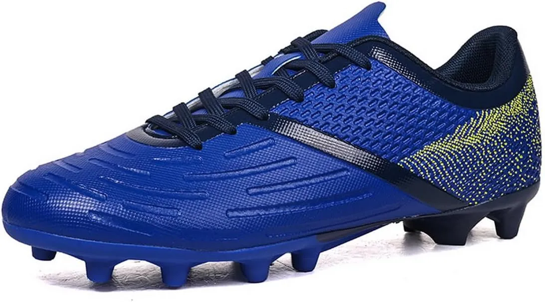 DHOVOR Big Boys Soccer Cleats Football Shoes for Kids Football Cleats Professional Athletic Training Soccer Shoes
