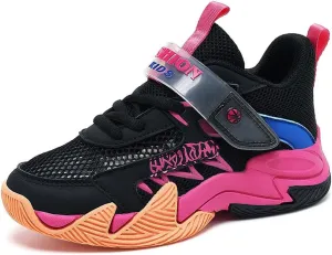DHOVOR Boys Basketball Shoes Kids Fashion Sneakers Girls Athletic Walking Tennis Shoes for Little Kid/Big Kid
