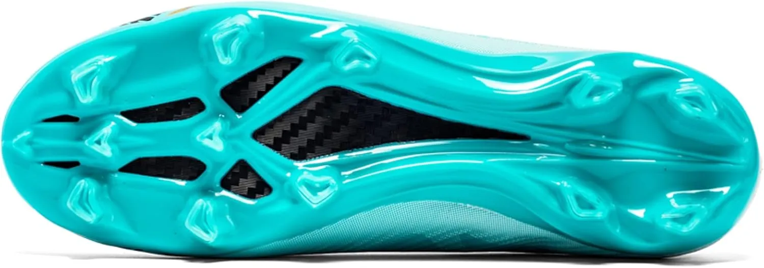 Eliogn Big Kids Soccer Shoes Mens Soccer Cleats Professional Training Turf High-top Football Shoes Outdoor Comfortable Training Football Shoes