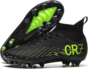 FLIOZY Kids Turf Soccer Shoes Boys Profession Competition Training Shoes Football Athletic Shoes??Little Kid/Big Kid??