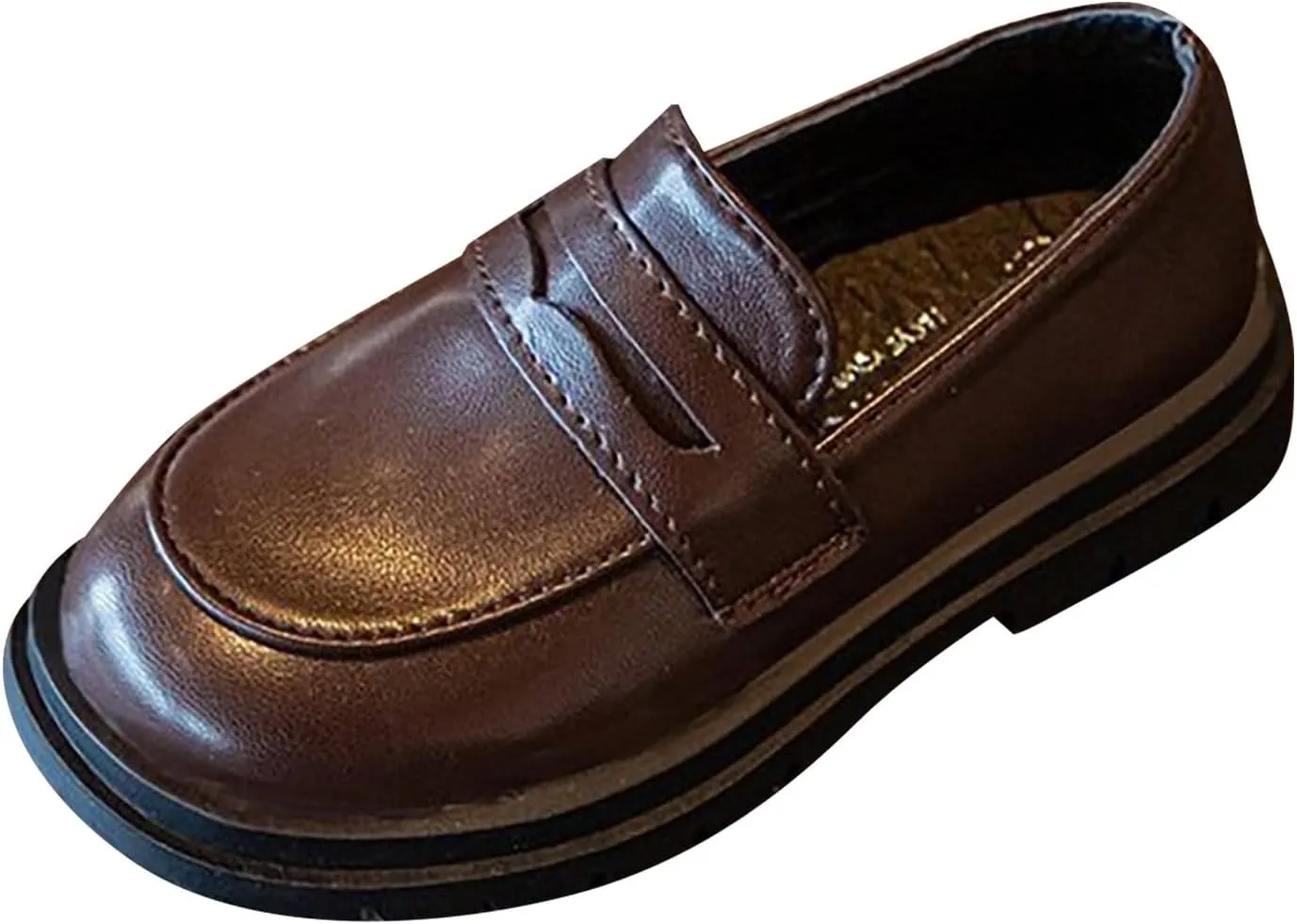 Girls Dress Shoes Chunky Loafers for Girl Platform ??enny Loafers Round Toe School Tennis Shoes for Girls Size 6