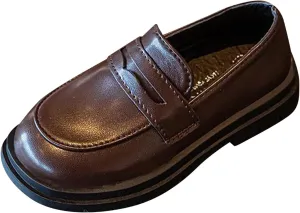 Girls Dress Shoes Chunky Loafers for Girl Platform ??enny Loafers Round Toe School Tennis Shoes for Girls Size 6