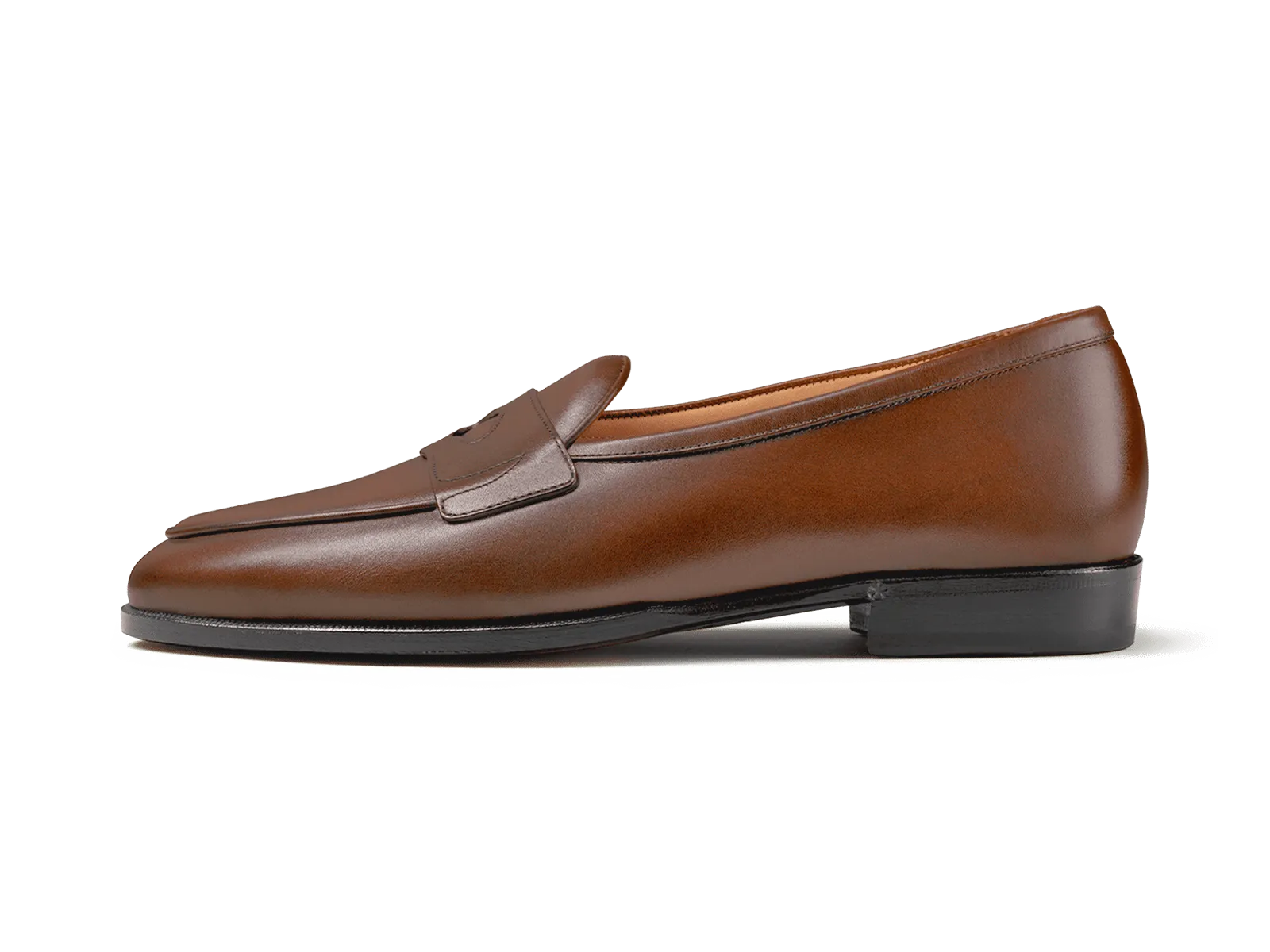 Grand Fleurus Penny Loafers in Tawny Noble Calf