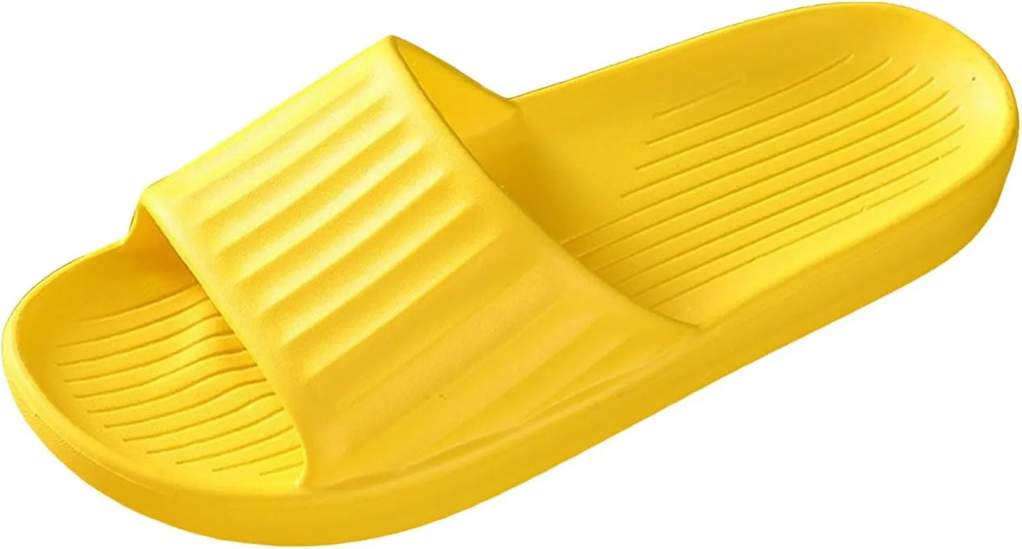 Indoor Slippers Non Slip Quick Drying Bathroom Slippers for Women Men Bathroom for Men Women Home Slides