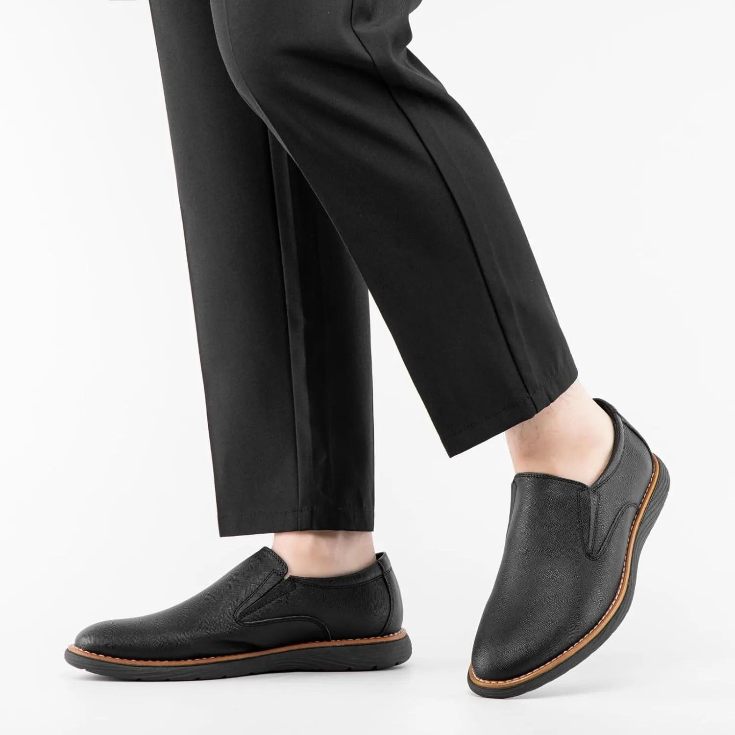 JITAI Mens Loafers Shoes Slip On Driving Shoes Casual Dress Loafer Business Fashion Shoes