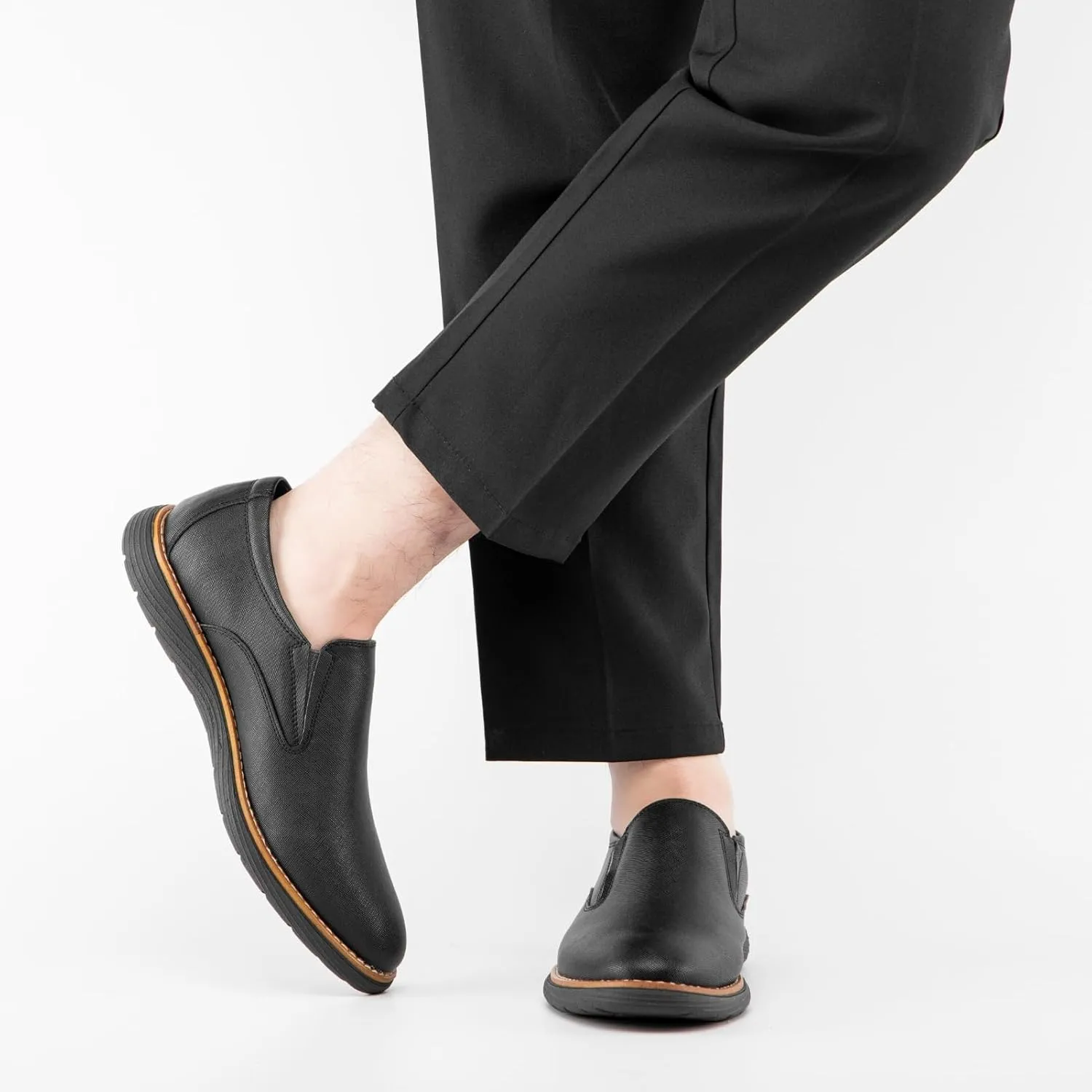 JITAI Mens Loafers Shoes Slip On Driving Shoes Casual Dress Loafer Business Fashion Shoes
