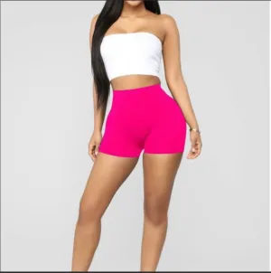 Let Me See You Walk One Size Seamless Mini Shorts