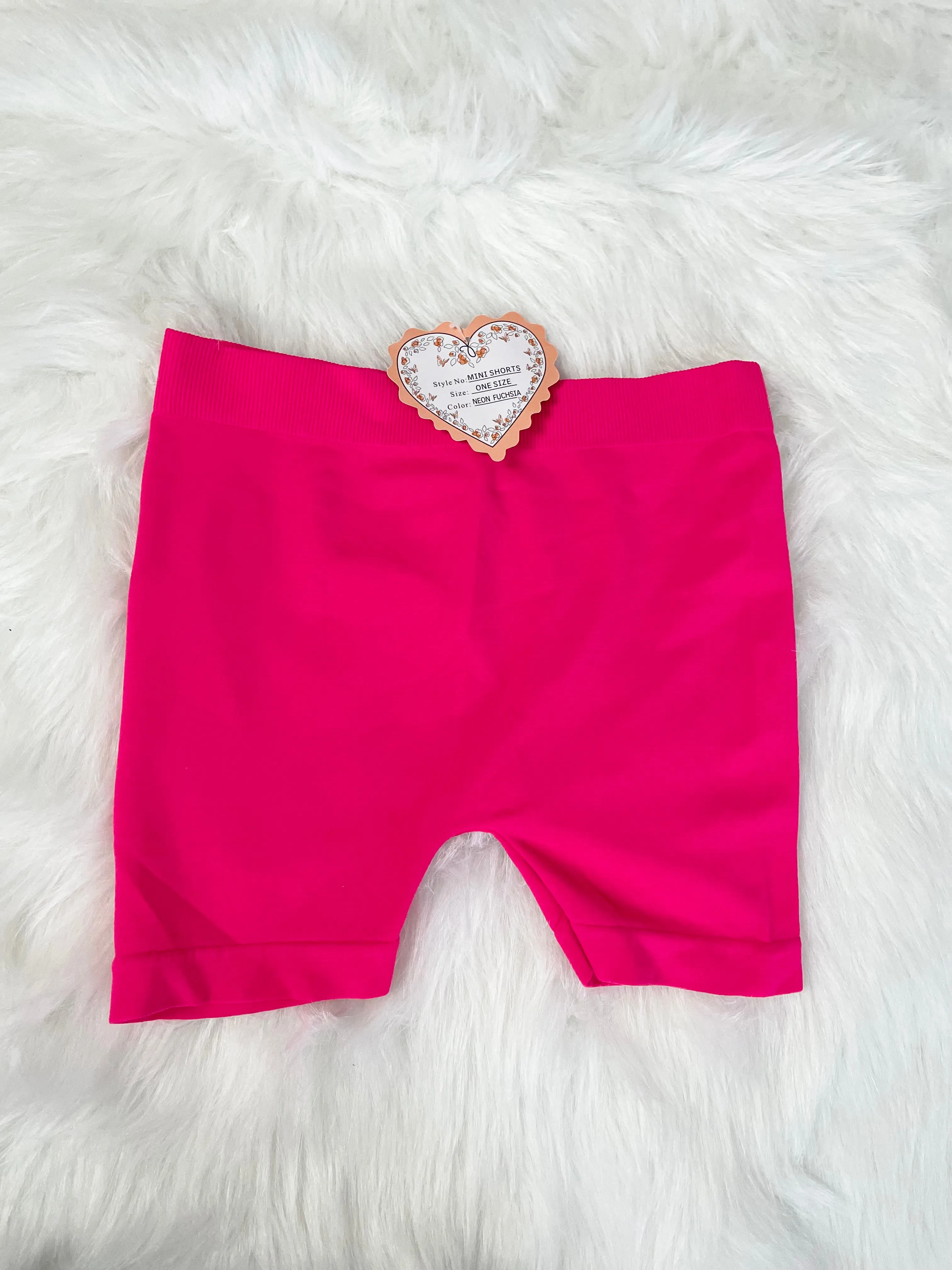 Let Me See You Walk One Size Seamless Mini Shorts