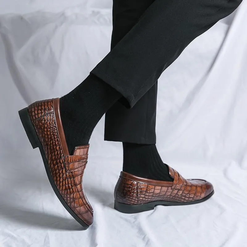 Luxury Leather Men's Loafers, Tassel Dress Oxford Shoes for Driving, Hiking, and Casual Business, Comfortable Slip-On Shoes