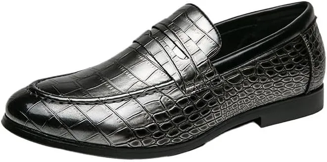 Luxury Leather Men's Loafers, Tassel Dress Oxford Shoes for Driving, Hiking, and Casual Business, Comfortable Slip-On Shoes