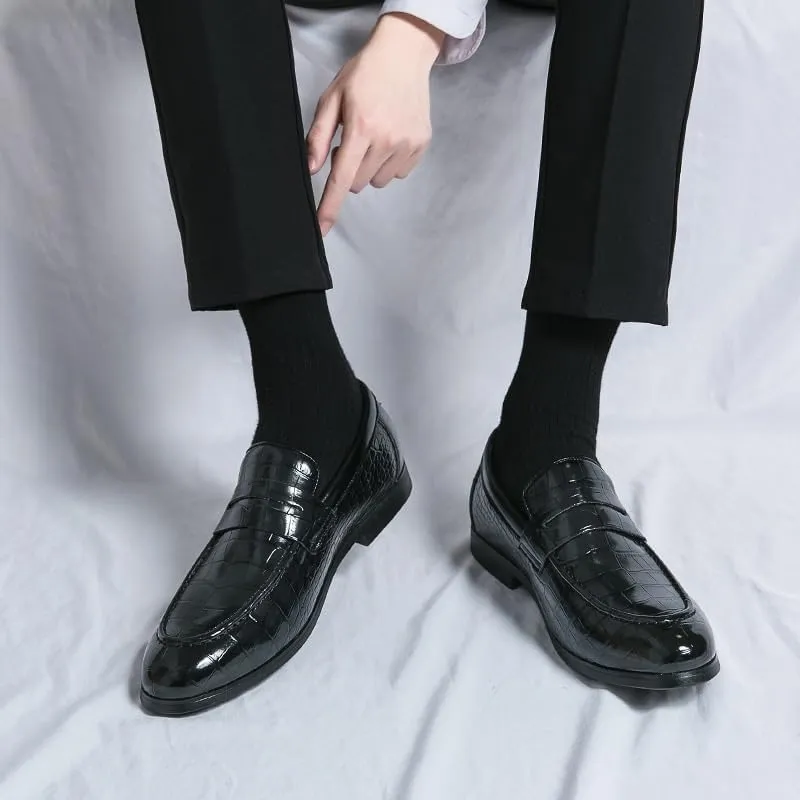 Luxury Leather Men's Loafers, Tassel Dress Oxford Shoes for Driving, Hiking, and Casual Business, Comfortable Slip-On Shoes
