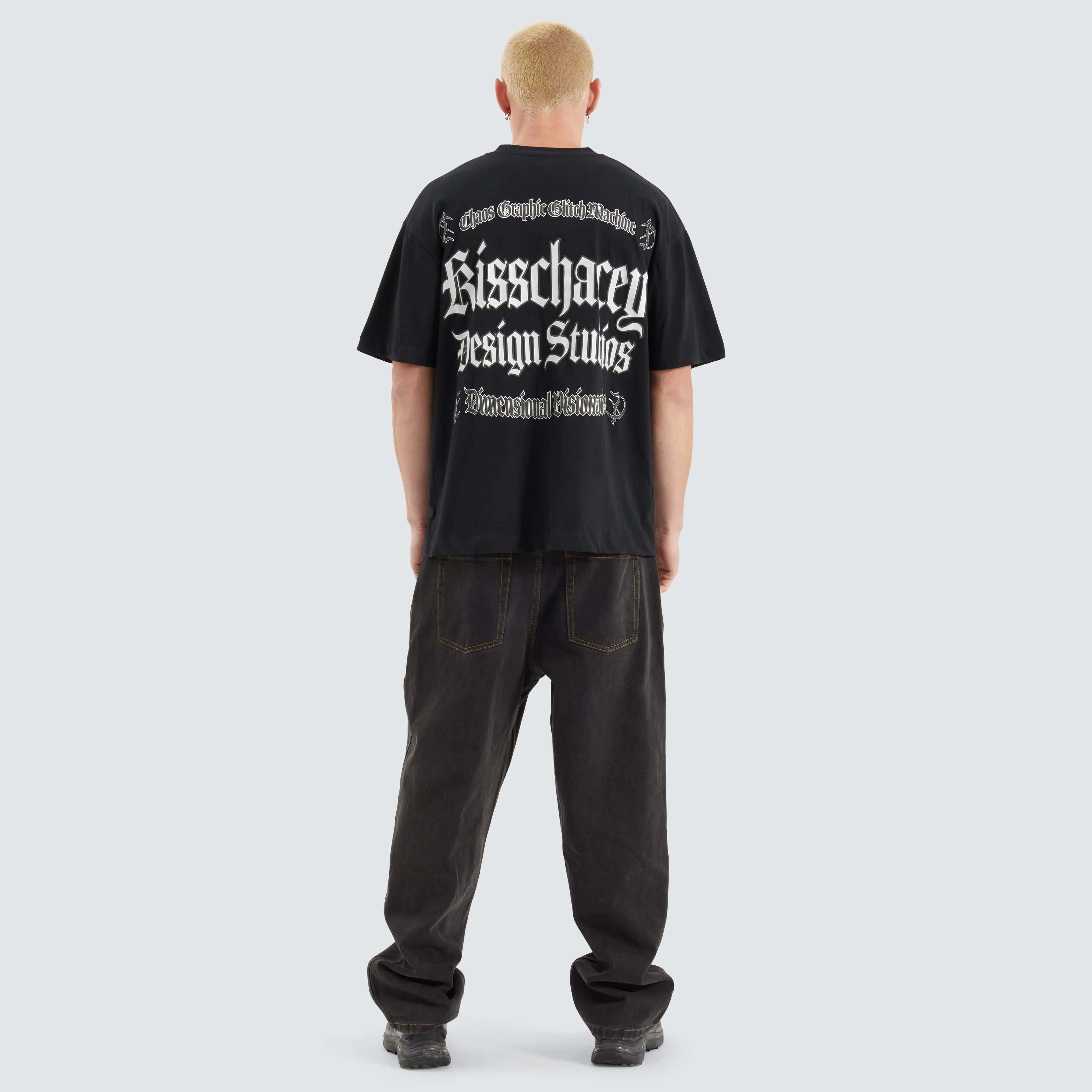 Machine Street Tee Anthracite Black