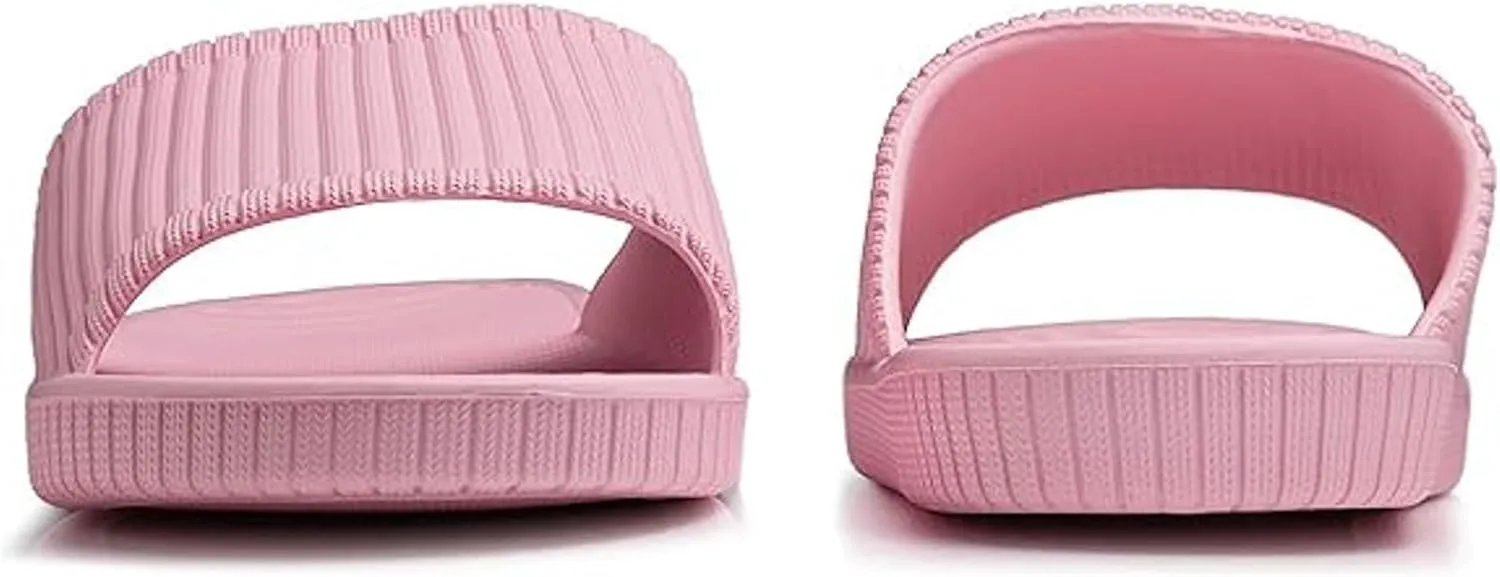 Men and Women Same Couples Quick Drying Thick Soled Soft Soled Solid Color Home Summer Women Booties Slippers