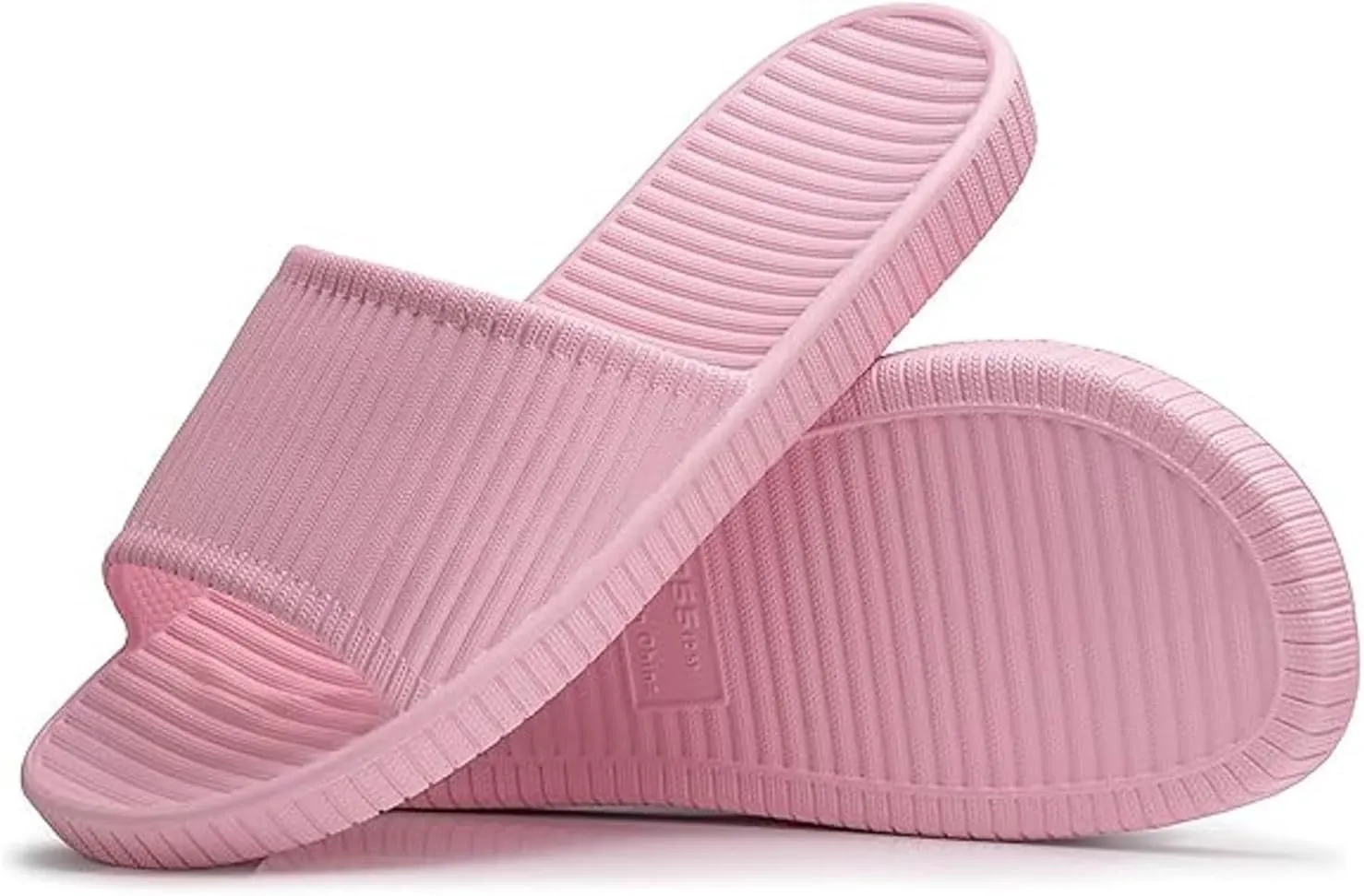 Men and Women Same Couples Quick Drying Thick Soled Soft Soled Solid Color Home Summer Women Booties Slippers