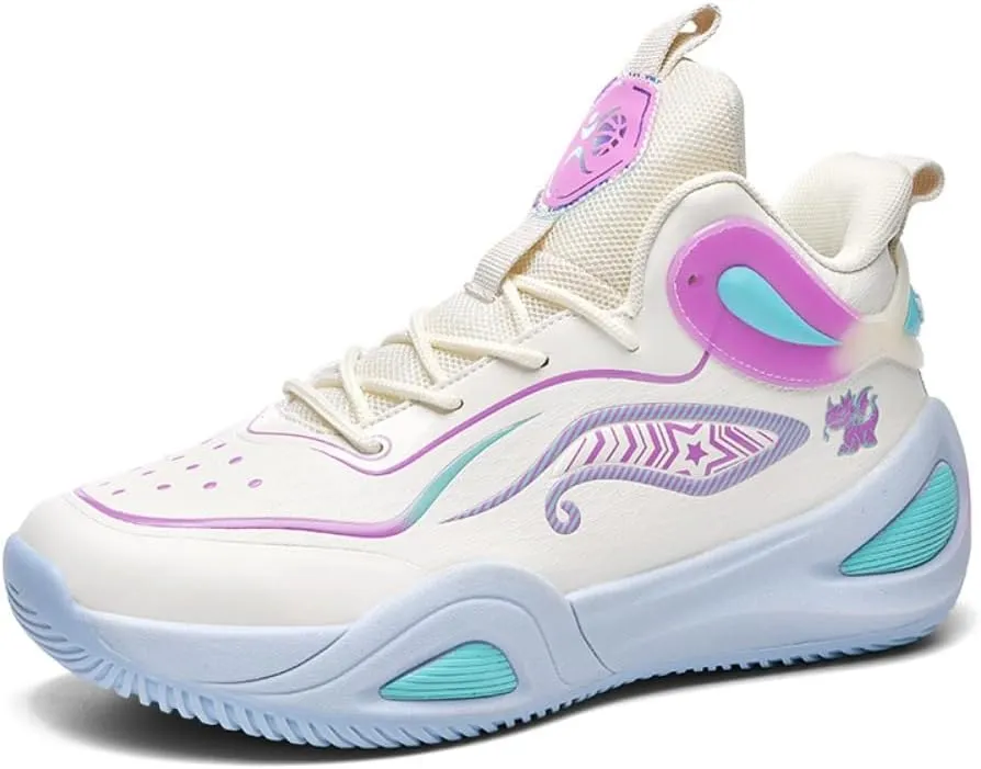 Men's Basketball Shoes Breathable and Non Slip Outdoor Sports Shoes Fitness Training Sports Shoes