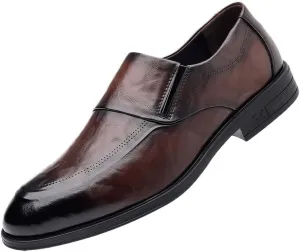Men's Business Dress Shoes, Formal Slip-On Oxfords, Leather Loafers for Men, Stylish Casual Business Footwear, for Men