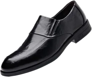 Men's Business Dress Shoes, Formal Slip-On Oxfords, Leather Loafers for Men, Stylish Casual Business Footwear, for Men