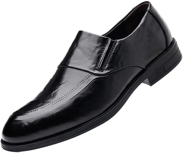 Men's Business Dress Shoes, Formal Slip-On Oxfords, Leather Loafers for Men, Stylish Casual Business Footwear, for Men
