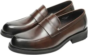 Men's Casual Dress Shoes, British Business Work Shoes, Soft Sole Comfortable Slip-On Loafers for Men, Autumn Party Shoes