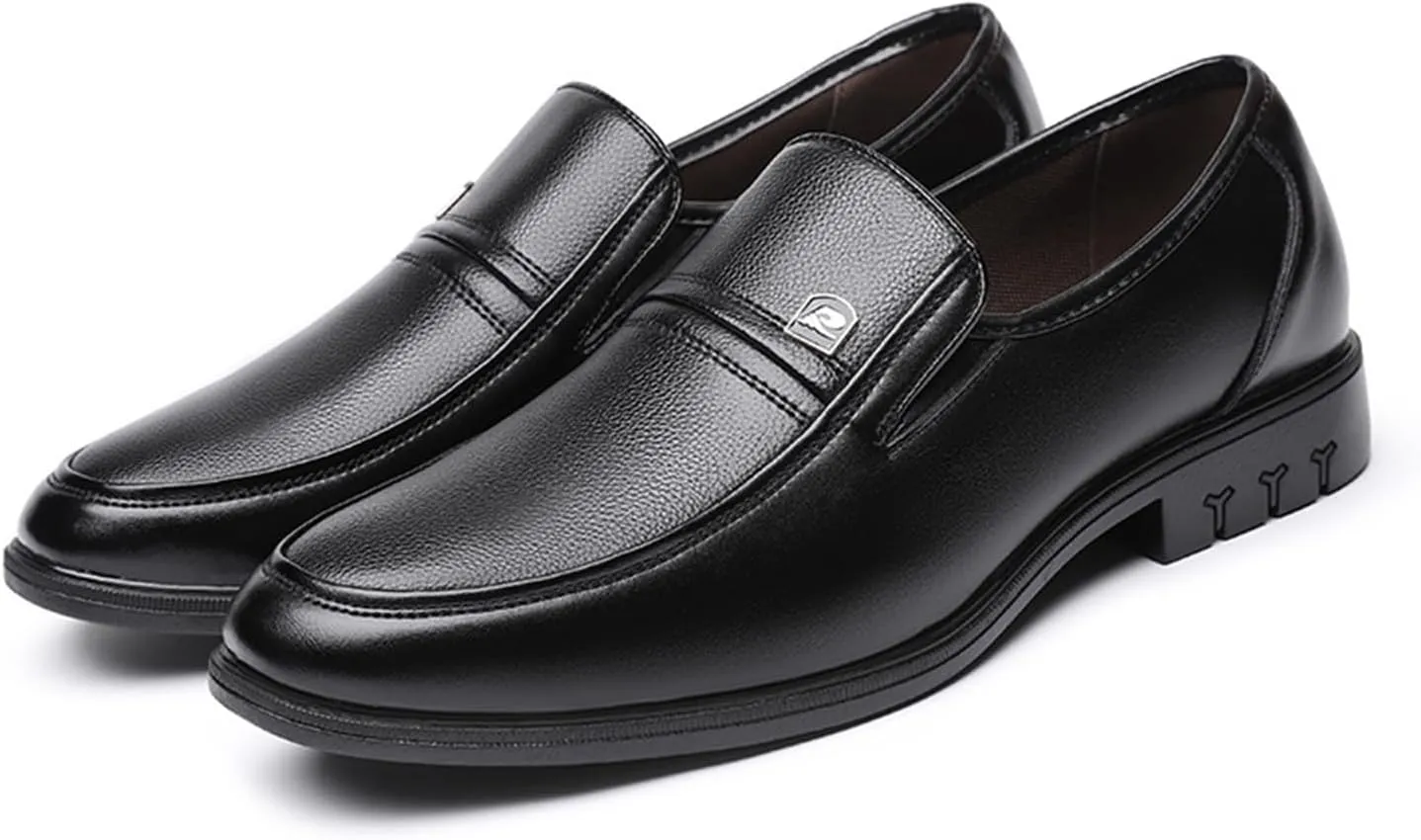Mens Dress Slip On Loafer Shoes Comfortable Walking Driving Shoes Wedding Guest Moccasin Formal Business Work Shoes