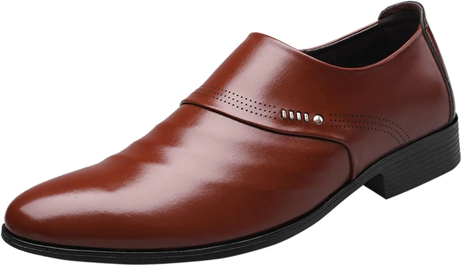 Mens Formal Shoes Dress Loafers Smart Slip-on Shoes Wedding Office Business Casual Loafer for Men