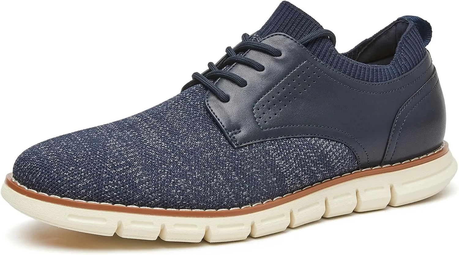 Men's Lightweight Casual Dress Sneakers Breathable Dress Oxfords Shoes Comfortable Walking Shoes Tennis for Business Work Office