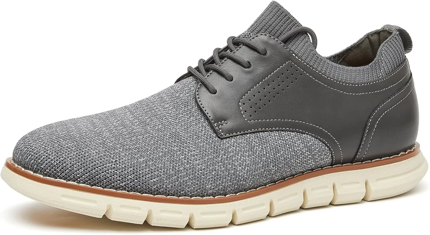 Men's Lightweight Casual Dress Sneakers Breathable Dress Oxfords Shoes Comfortable Walking Shoes Tennis for Business Work Office