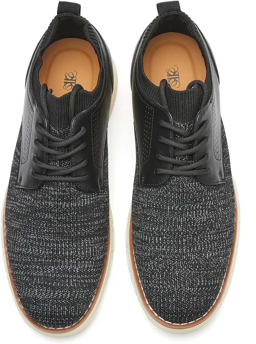 Men's Lightweight Casual Dress Sneakers Breathable Dress Oxfords Shoes Comfortable Walking Shoes Tennis for Business Work Office