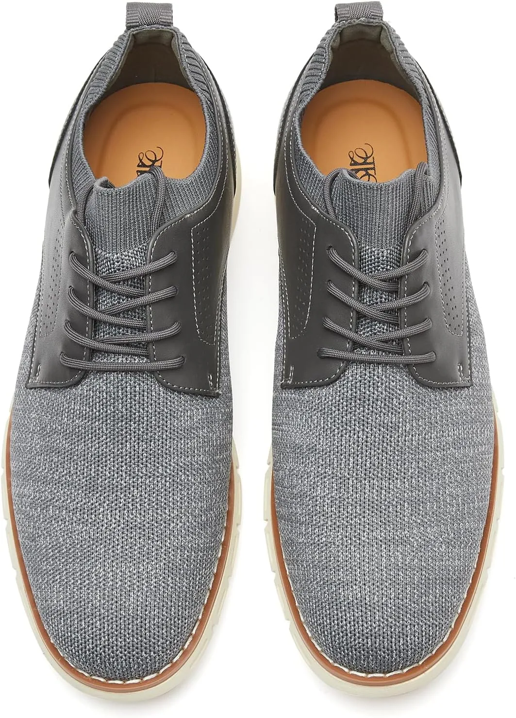 Men's Lightweight Casual Dress Sneakers Breathable Dress Oxfords Shoes Comfortable Walking Shoes Tennis for Business Work Office