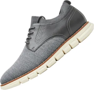 Men's Lightweight Casual Dress Sneakers Breathable Dress Oxfords Shoes Comfortable Walking Shoes Tennis for Business Work Office