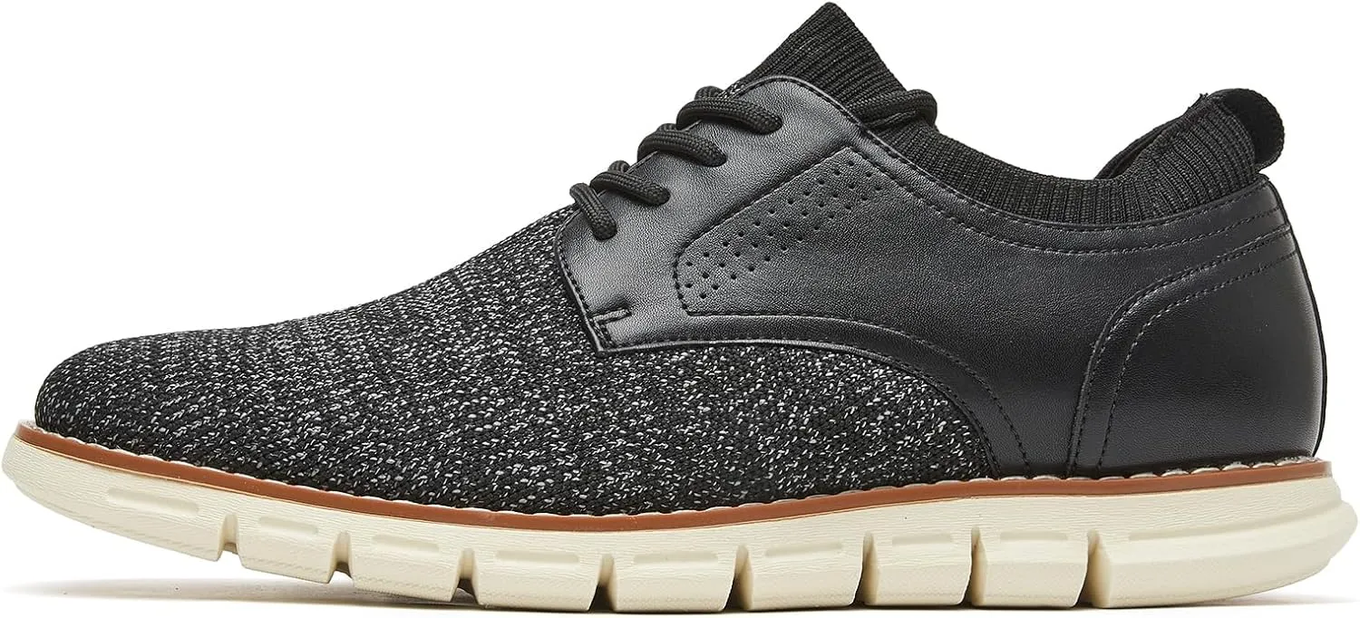 Men's Lightweight Casual Dress Sneakers Breathable Dress Oxfords Shoes Comfortable Walking Shoes Tennis for Business Work Office