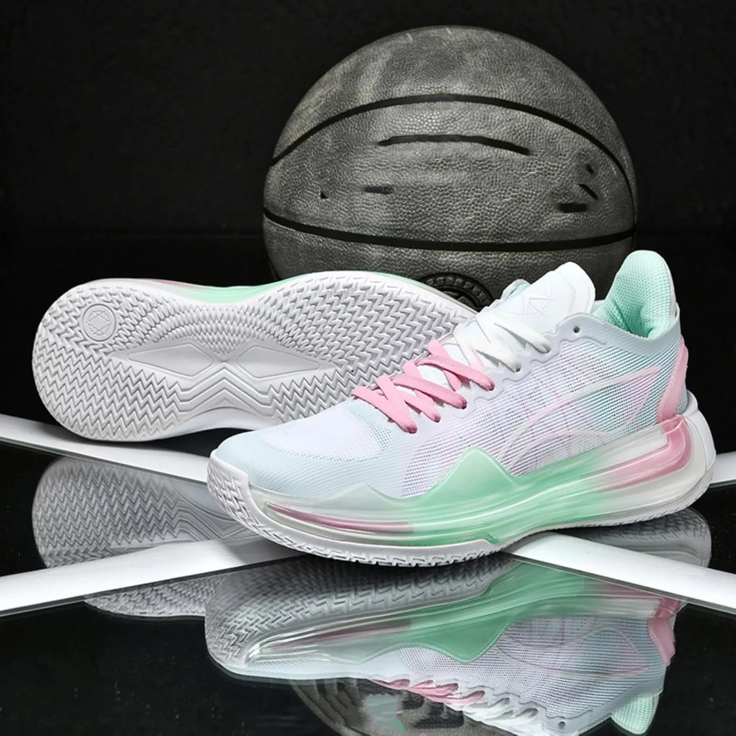 Mens Mid Top Lightweight Breathable Mesh Lace Up Basketball Shoes Fashion Non Slip Sport Sneakers for Walking Running Tennis Volleyball