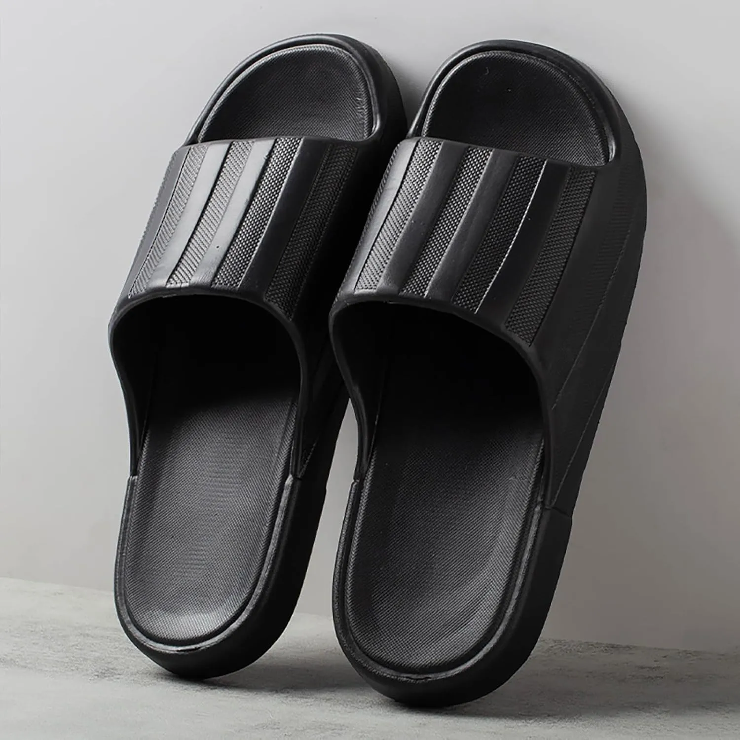 Mens Slides Shower Shoes Women Bathroom Slippers Men Womens Slides Non Slip Living Room Bathroom Slippers