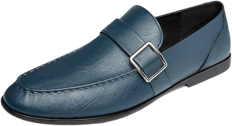 Men's Slip-On Social Dress Shoes, Fashion Business & Party Footwear, Wedding & Driving Flats for Men, Men's Dress Loafers Shoes