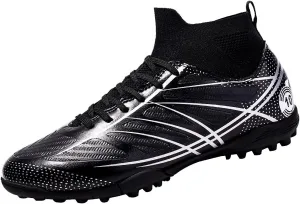 Men??s Soccer Shoes Cleats Football Boots Professional Training Outdoor Indoor Sneaker High-Top Spike Breathable Athletic